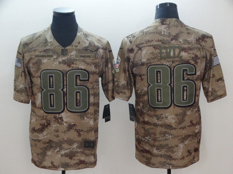 Men Philadelphia Eagles #86 Ertz Camo Nike Vapor Untouchable Limited NFL Jersey